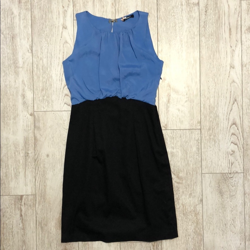 Sinequanone paris dress blue black office size 36